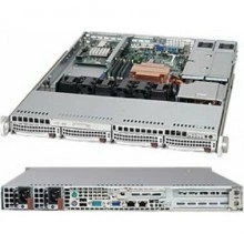 Supermicro CSE-815TQ-R450UB, серверный корпус 1U, черный, 450 Вт