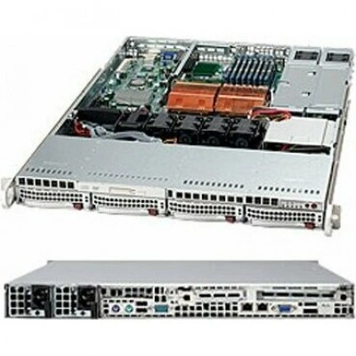 Supermicro CSE-815TQ-R650B корпус для сервера
