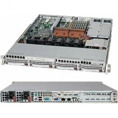 Supermicro CSE-815TQ-R650UB, серверный корпус 1U, 650 Вт