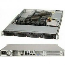 Supermicro CSE-815TQ-R700WB, корпус 1U E-ATX, 700 Вт, 4 x 3.5" Hot-swap