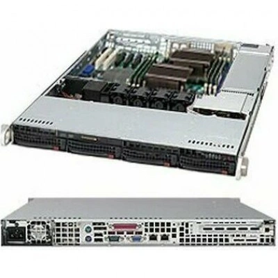 Supermicro CSE-815TQC-605CB, серверный корпус 1U