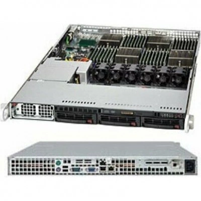 Supermicro CSE-818TQ-1400LPB, корпус серверный 1U