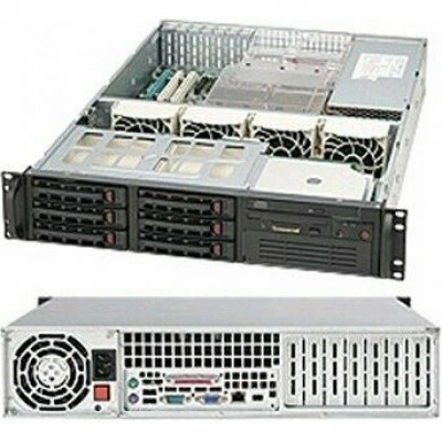 Supermicro CSE-823TQ-653LPB, серверный корпус 2U