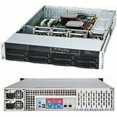 Supermicro CSE-825TQ-R720LPB, корпус для сервера 2U