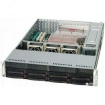 SuperMicro CSE-825TQC-R1K03LPB, серверный корпус 2U, 8 x 3.5