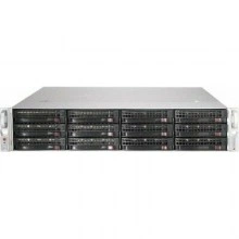 Supermicro CSE-826BE2C-R741JBOD, серверный корпус JBOD, 12 накопителей, Dual Expander, 740 Вт
