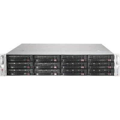 Supermicro CSE-826BE2C-R741JBOD, серверный корпус JBOD, 12 накопителей, Dual Expander, 740 Вт