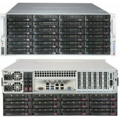 Supermicro CSE-847BE1C-R1K28LPB, 4U серверный корпус с блоком питания 1280 Вт
