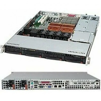 Supermicro SC815TQ-R706WB серверный корпус 1U