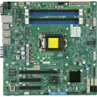 Supermicro MBD-X10SLM-F-O, материнская плата для сервера Supermicro MBD-X10SLM-F-O, материнская плата для сервера