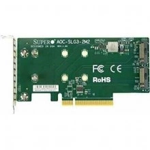 Supermicro AOC-SLG3-2M2-O переходная плата PCIe для 2 модулей M.2
