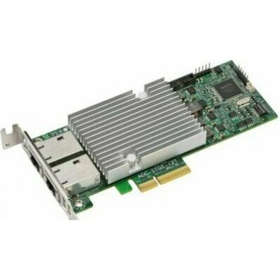 Supermicro AOC-STGS-I2T-O, сетевая карта 2 порта 10G RJ45, Intel X550