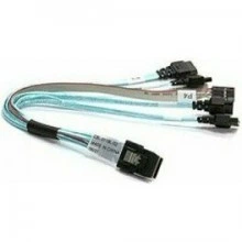 Supermicro CBL-0118L-02 — кабель iPASS - 4 x SATA, 23 см