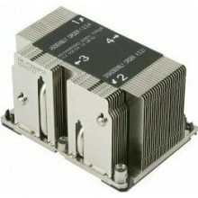 Supermicro SNK-P0068PSC, радиатор охлаждения процессора 2U, пассивный, с боковым воздушным каналом