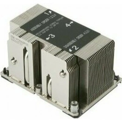 Supermicro SNK-P0068PSC, радиатор охлаждения процессора 2U, пассивный, с боковым воздушным каналом Supermicro SNK-P0068PSC, радиатор охлаждения процессора 2U, пассивный, с боковым воздушным каналом